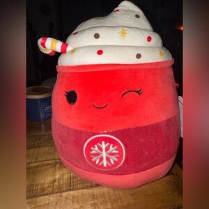 NWT Rare Squishmallow Tinsley the Christmas Latte 12 inch.
